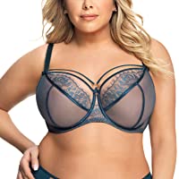Gorsenia Sujetador Sin Relleno con Correas Decorativas para Mujer K496 Paradise